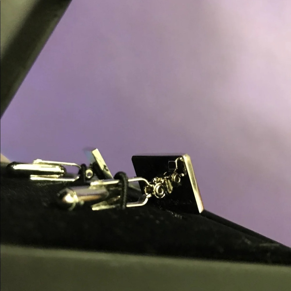 David Donahue Red Rectangular Cufflinks - image 3